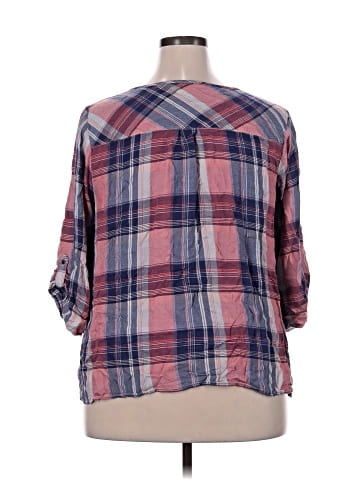 Ava James 3/4 Sleeve Blouse (view 2)