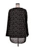 Amaryllis Animal Print Black 3/4 Sleeve Blouse Size 2X - photo 2