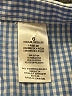 Unbranded Checkered-gingham Blue Long Sleeve Button-Down Shirt Size 6 - photo 3
