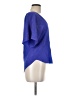 Aaron Ashe Blue Short Sleeve Blouse Size MedEstimated - photo 4
