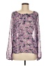 QMack Purple Long Sleeve Blouse Size M - photo 1