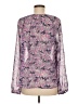 QMack Purple Long Sleeve Blouse Size M - photo 2