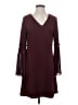 CeCe 100% Polyester Solid Burgundy Cocktail Dress Size 2 - photo 1