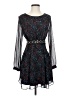 BCBGeneration 100% Polyester Print Black Cocktail Dress Size 2 - photo 1