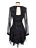 BCBGeneration 100% Polyester Print Black Cocktail Dress Size 2 - photo 2