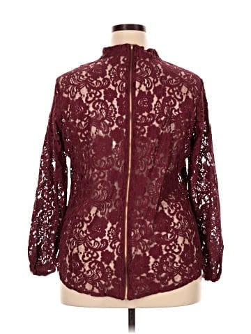 Just Fab Long Sleeve Blouse (view 2)