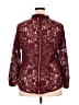 Just Fab Burgundy Long Sleeve Blouse Size 3X - photo 2