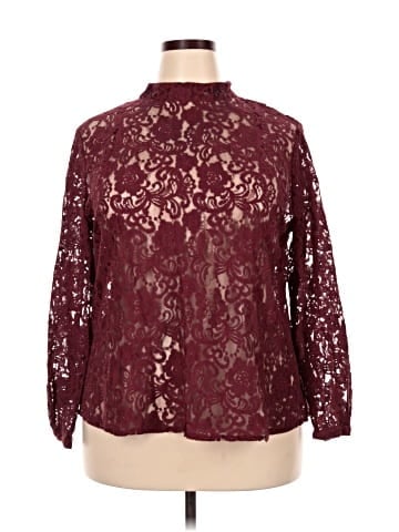 Just Fab Long Sleeve Blouse (view 1)