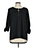 Cathy Polka Dots Black 3/4 Sleeve Blouse Size L - photo 1