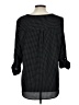 Cathy Polka Dots Black 3/4 Sleeve Blouse Size L - photo 2