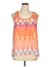 papermoon designed exclusively for Stitch Fix 100% Polyester Orange Sleeveless Blouse Size XL - photo 1