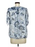 Eclair 100% Polyester Blue 3/4 Sleeve Blouse Size M - photo 2