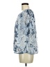 Eclair 100% Polyester Blue 3/4 Sleeve Blouse Size M - photo 5
