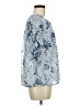 Eclair 100% Polyester Blue 3/4 Sleeve Blouse Size M - photo 4