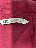 Zara Burgundy Long Sleeve Button-Down Shirt Size XS - photo 7