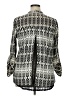 Moa Moa Silver 3/4 Sleeve Blouse Size XL - photo 2