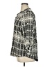 Moa Moa Silver 3/4 Sleeve Blouse Size XL - photo 5