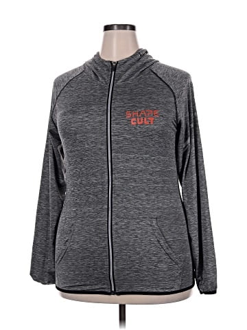 Airavata Swimwear Zip Up Hoodie (view 1)