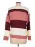 Shein Curve 100% Acrylic Color Block Burgundy Pullover Sweater Size 12 (0XL) - photo 2