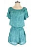 Assorted Brands 100% Rayon Teal Romper Size XS - photo 1