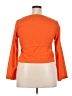 Unbranded Orange Long Sleeve Blouse Size XXL - photo 2