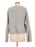 Gap Solid Gray Pullover Sweater Size M - photo 2