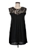 Velvet 100% Silk Black Cocktail Dress Size M - photo 1