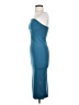 Zara Solid Blue Cocktail Dress Size S - photo 5