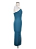 Zara Solid Blue Cocktail Dress Size S - photo 4