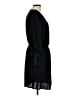 Jennifer Lopez 100% Polyester Solid Black Casual Dress Size L - photo 4