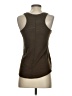 FEED Brown Green Sleeveless T-Shirt Size XS - photo 2