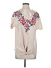 Entro Ivory Short Sleeve Top Size S - photo 1