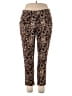 Boston Proper Animal Print Brown Casual Pants Size 18 - photo 1