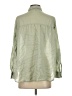 Express Solid Green 3/4 Sleeve Button-Down Shirt Size XS - photo 2