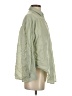 Express Solid Green 3/4 Sleeve Button-Down Shirt Size XS - photo 4