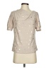 Como Blu Tan Short Sleeve Blouse Size S - photo 1