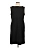 Dana Buchman Solid Black Casual Dress Size 12 - photo 1
