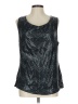 Ecru Silver Gray Sleeveless Blouse Size L - photo 1