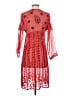 Assorted Brands 100% Viscose Red Cocktail Dress Size XS - photo 2