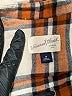 Universal Thread Plaid Tan Long Sleeve Button-Down Shirt Size M - photo 7