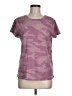Athleta 100% Cotton Camo Purple Active T-Shirt Size M - photo 1