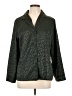 World Market Animal Print Green Long Sleeve Blouse Size Lg - XL - photo 1
