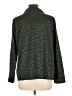 World Market Animal Print Green Long Sleeve Blouse Size Lg - XL - photo 2