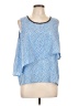 Juicy Couture 100% Polyester Blue Sleeveless Blouse Size L - photo 1