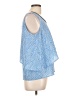 Juicy Couture 100% Polyester Blue Sleeveless Blouse Size L - photo 4
