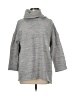 Esby 100% Cotton Gray Turtleneck Sweater Size M - photo 1