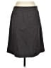 Maeve Solid Gray Casual Skirt Size 4 - photo 1