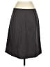 Maeve Solid Gray Casual Skirt Size 4 - photo 2