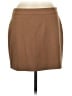 Babaton Solid Tan Brown Wool Skirt Size 8 - photo 1