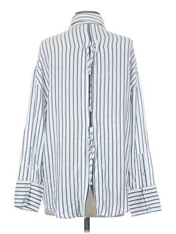 American Eagle Outfitters Long Sleeve Button-Down Shirt (view 2)